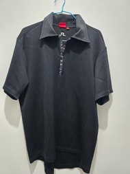 J Lindeberg Black Golf Shirt