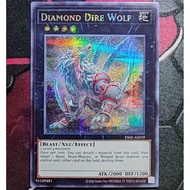 YUGIOH ES02-AE059 Diamond Dire Wolf[SR/SER]