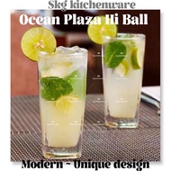Ocean B11011/B11014 Plaza Series Hi Ball Juice Glass Coffee Glass Milk Glass Cawan Jus Cawan Kopi Ge
