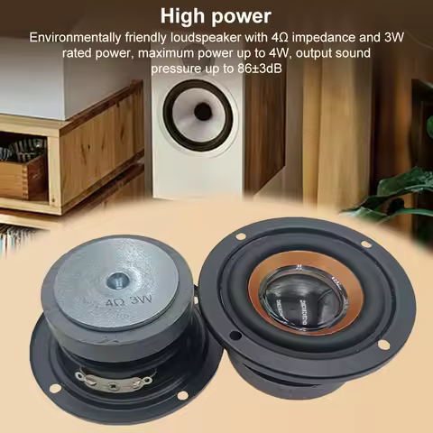 2 Inch 3W Speaker Full Frequency Bass Loudspeaker 4Ohm Circular Small Audio Speaker 64MM Audio Speak