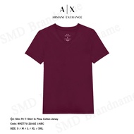 Armani Exchange V-Neck T-Shirt Slim Fit In Pima Cotton Jersey Code: 8NZT75 ZJA5Z 14BC