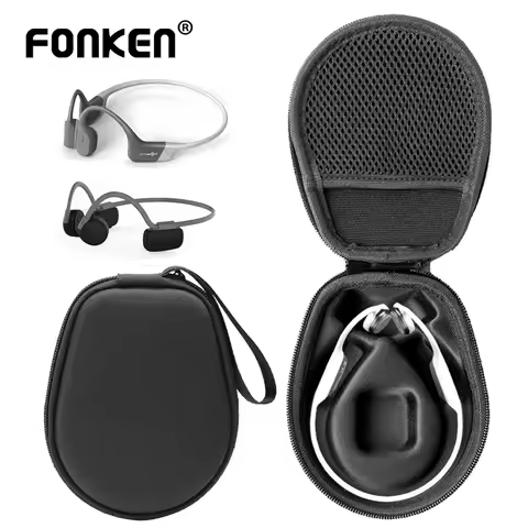 Hard EVA Portable Case for AfterShokz /SANAG /NANK /XIAOMI Trekz Air Bone Conduction Headphone Bag E