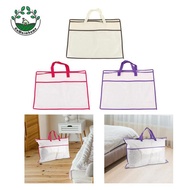 [Whcart] Pillow Storage Bag, Bedding Storage Bag, Duvet Storage Bag, Carrying Bag with Sturdy Carryi