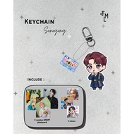 Chibi Seventeen Kpop SonogongKeychain with Freebies