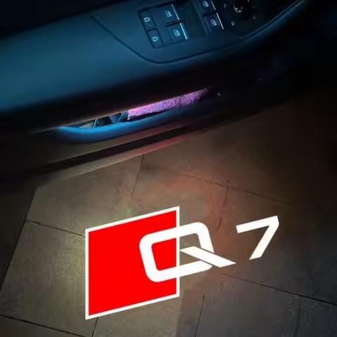 LED Car Door Projector Light Welcome Ghost Shadow Lamp For Audi A1 A6 A5 A7 A8 A4 B5 6 7 8 9 S3 4 5 