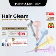 [2 Years Warranty] Dreame Hair Gleam Hair Dryer | High Speed 2 Mins Fast Drying | 330g Lightweight |