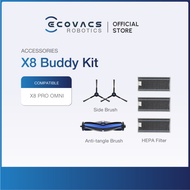 Ecovacs Deebot X8 Pro Omni - Accessories Kit, Roller Mop & Dustbag
