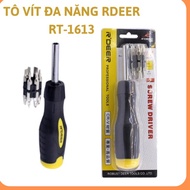 Rdeer RT-1613 CR-V steel multi-function screwdriver set, phone repair screwdriver set, 34 in 1 screw