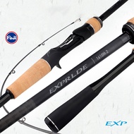 【TRAINFIS】EXP FUJI Fishing Rod 2.08m Full Solid Carbon Spinning Rod M/ML Action 8-16LB/4-8LB Baitcas