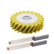 W10112253 Mixer Worm Gear W10380496 bon Brushes for KitchenAid 5K45SS 5K5SS Mixers Replace Parts 416