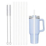 Replacement Straw Compatible With Stanley 14oz-40oz Tumbler,Reusable Long Straw With Straw Cleaning 