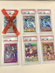 6張 PSA9 日紙 遊戲王 Yu-gi-oh Loch Locr 超框 白碎 青眼白龍（連號） 黑魔女（連號）PSA 鑑定卡 LOCR-JP001 白色幻獸 青眼白龍 LOCR-JP002 蒼之深淵