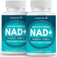 NAD+ Supplement Liposomal + Resveratrol for Women & Men, Astaxanthin, CoQ10, Alpha Lipoic Acid, Gree