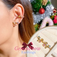 The Lucy Gemini bow earrings