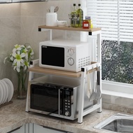 Kitchen Rack Seasoning Rack Microwave Oven Rack Storage Rack Special Floor Double-Layer Desktop Oven Shelf