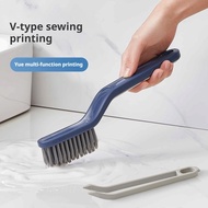 【with Trash Clip】crevice Cleaning Brush Hard Bristle Brush Grout Cleaning Crevice Gaps Cleaning H8d3