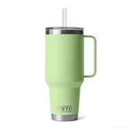 YETI Cooler Glass RAMBLER 42 OZ MUG WITH STRAW LID KEY LIME