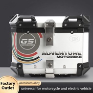Motorcycle Aluminum Box 36L 45L 55L 65L Motorcycle Tail Box Universal Top Case Motorcycle Rear Lugga
