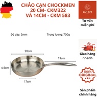 CHOCKMEN shallow stainless steel pan 14cm&20cm, CHOCKMEN induction cooker stainless steel pan, non-s