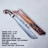 PERKAKAS SUKABUMI Golok Asli cibatu merk mersi Golok baja per pemotong kayu dan bambu full tank kayu