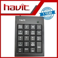 Official Havit HV-NK01 USB Numeric Keypad 1 Year Warranty