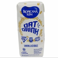 Tropicana Slim oat drink vanillicious 190 ml rendah gula - Free sugar