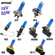 Super White Halogen Car Bulb H1 / H3 / H4 / H7 / H8 / H11 / 9005/9006 Universal Car Lamp 12V 55W 60W