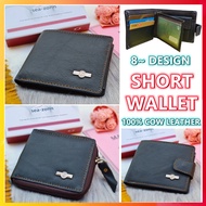 100% KULIT LEMBU DOMPET LELAKI ZIP & KLIP SEAZONN READY STOCK IN MALAYSIA CLIP & ZIP ORIGINAL COW LE