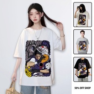 宇智波帶土 外道魔像OBITO-UCHIHA大圖 火影忍者 男女款純棉落肩短TEE