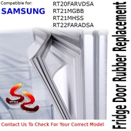 Samsung Refrigerator Fridge Door Seal Gasket Rubber Replacement part RT20FARVDSA RT21MGBB RT21MHSS RT22FARADSA - wirasz