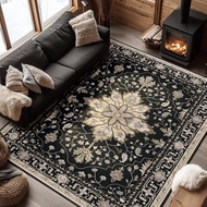 Bohemian crystal velvet carpet for living room, durable and easy to maintain, sofa rug, bedroom deco