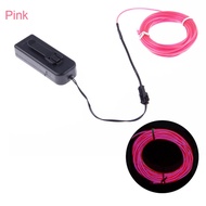 1m/2m 10 colors LED Flexible Neon Light Glow New EL Wire Strip Tube Car Dance Party Decoration Neon Lights Shoes Clothing strip