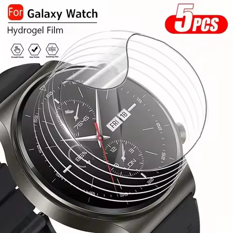 5Pcs Hydrogel Film For Samsung Galaxy Watch 7 Ultra 6 5 4 series 40mm 44mm 45mm 46mm 47mm 42mm 43mm 