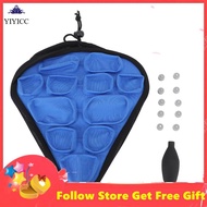 Yiyicc Bike Inflatable Seat Cover  Portable Shock Absorption Foldable Cycling Cushion Waterproof for Indoor Exercise Bikes Mountain