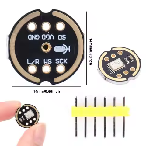 INMP441 Omnidirectional Microphone Sensor Module MEMS High Precision Low Power Digital Output Module