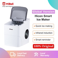 Hicon Pembuat Ais Mini Ice Maker For Home & Office Electric Automatic 15kg-24H Fast Ice Making Machi
