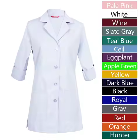 Women's 3/4 Sleeve Lab Coat