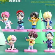 High-Value Charm BTS BTS Second Generation Q Version Doll Figure Doll Large BTS Merchandise Decorati