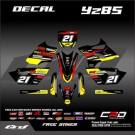 Sticker YZ85 OLD / NEW DECAL YZ 85 NEW STANDARD DUCK DECAL STICKER YZ 85 DECAL STICKER YZ 85 NEW