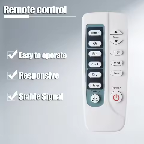 Universal Remote Control Compatible with Samsung Air Conditioner Models KT3X006 - ARC-770 - ARC-733