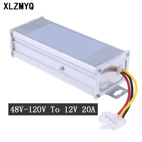 Universal 48V-120V to 12V 20A DC Current Buck Converter For Electric Bike 48V 60V 72V 80V 100V 105V 