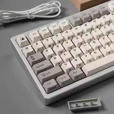 GMK Minimalist Red Keycap PBT Dye Sub Cherry Profile Customized Japanese KeyCaps For MX Switch Mecha
