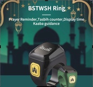 【READY STOCK】IQIBLA Zikr Ring Aluminium Alloy Didital Tasbih Smart Zikr Ring With Battery Charging B