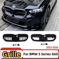 Front Inlet Mask Grille Bumper Grill Hood Mesh For BMW 5 Series G60 I5 M60 G61 G68 2023-2026 Direct 