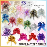 1 PC - BUNGA RIBEN/RIBEN TARIK/RIBEN HANTARAN/PULL RIBBON/FLOWER/DIY ACCESSORIES/RIBBON GIFT BOX/FR4