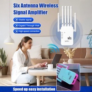 【6 Antennas】JC WiFi Extender Wireless Signal Booster/Internet Booster/WiFi Repeater/Network Amplifie