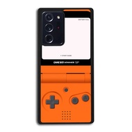 Custom Hardcase Case Samsung Galaxy Note 20 10 9 8 Plus Ultra FE Lite Game Boy ORANGE AB3106 Protect