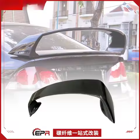 For Honda Civic FD2 Type R (2007-2010, 8th Gen) Carbon Fiber Rear Spoiler (Type R Style)