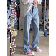 ZHUOCAN | Light Blue Thin Summer Elastic Flared Jeans Pants 517