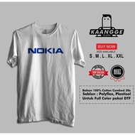 [S-5XL] Nokia Logo Print T-Shirt For Women
